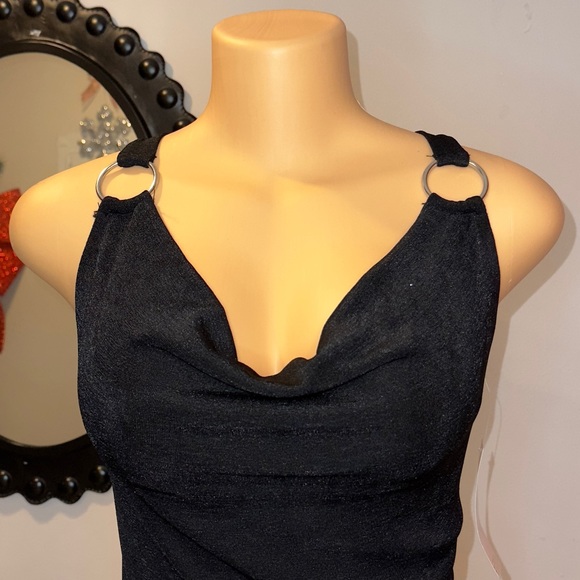 NWT INSPIRED HEART BLACK DRESS INSPIRED HEART  BODYCON  SIZE L (32) - Picture 3 of 8